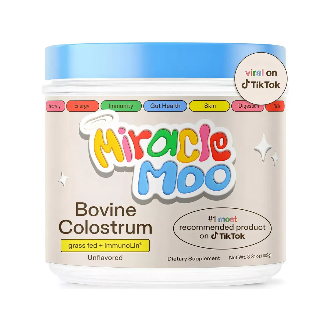 Miracle Moo Calostro® | Aumenta Defensas, Mejora Salud Intestinal, Potencia La Recuperación De Energía y La Piel