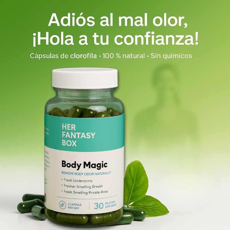 Body Magic® | Desodarante Corporal Interno Clorofila Natural