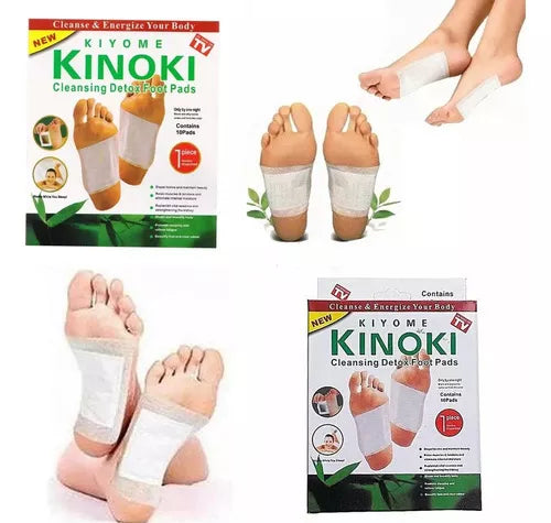 Parches Detox Kinoki Para Pies x 30 Unidades | Mejora la Calidad del Sueño