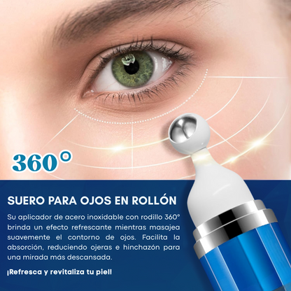 Eye Roller® 5% Cafeína + Ácido Hialurónico ® | Elimina Ojeras Con Tecnología Coreana