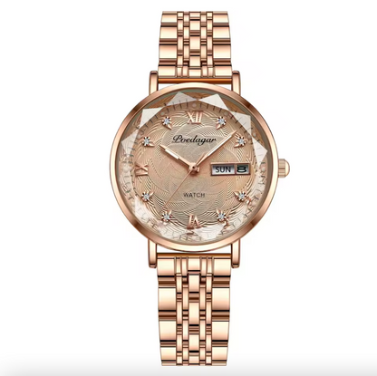 Reloj Poedagar Welady® OroRosa | Elegancia y Glamour Sin Pagar Una Fortuna