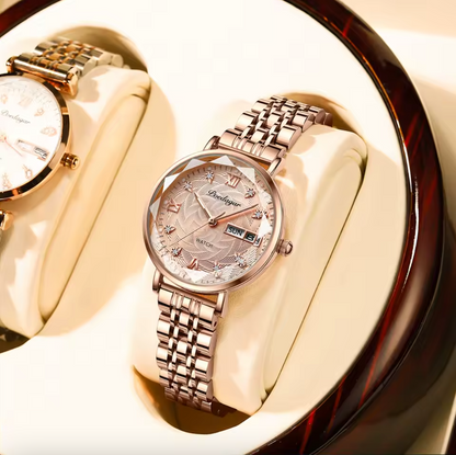 Reloj Poedagar Welady® OroRosa | Elegancia y Glamour Sin Pagar Una Fortuna
