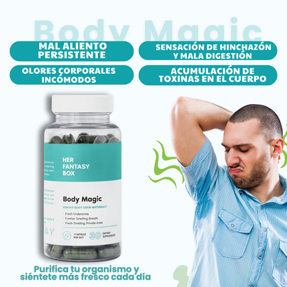 Body Magic® | Desodarante Corporal Interno Clorofila Natural
