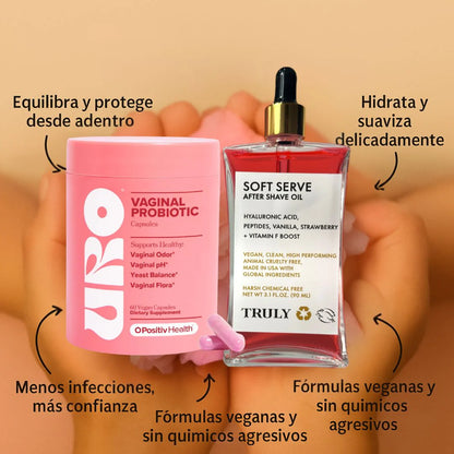 Sexy Combo® | Aceite Íntimo Truly + URO Probióticos