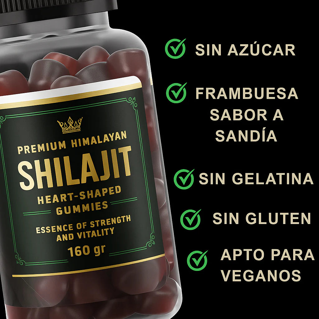 Gomas Shilajit® | Empujón de Energía Natural Para Tu Cuerpo