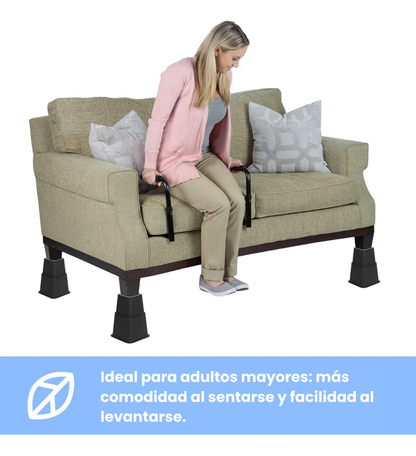PowerBase® | Elevador de Cama con Tomacorriente USB
