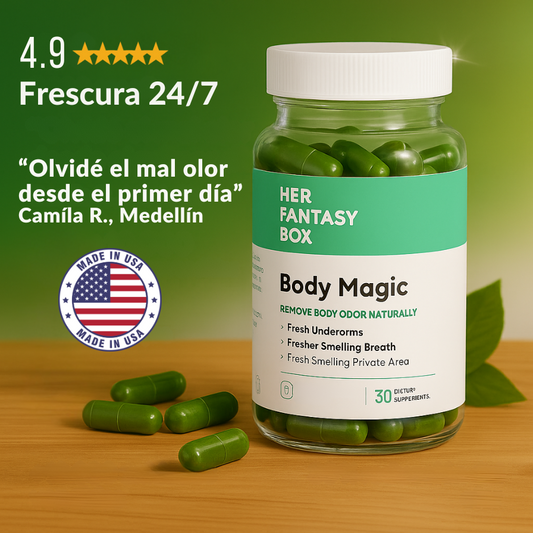 Body Magic® | Desodarante Corporal Interno Clorofila Natural