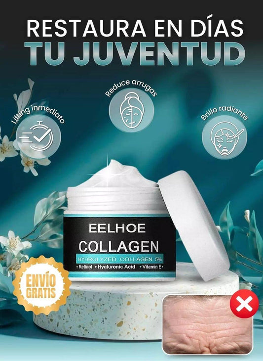 Colágeno Eelhoe Crema Anti-edad - Antiarrugas 2X1