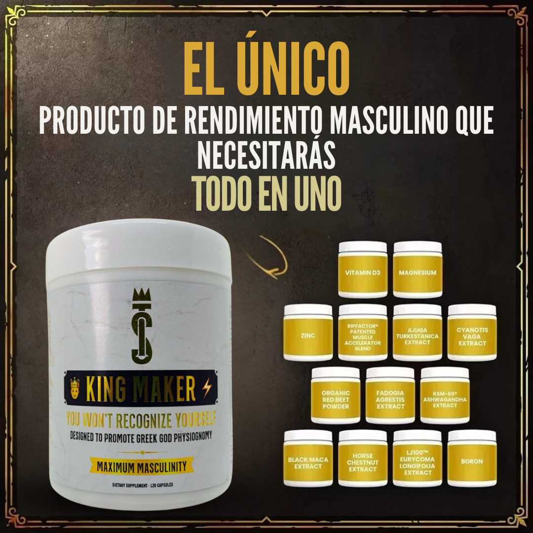King Maker® | Potenciador de Testosterona