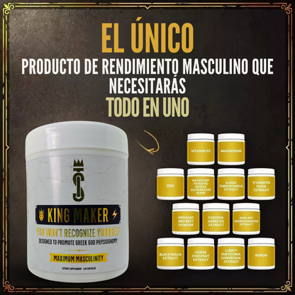 King Maker® | Potenciador de Testosterona