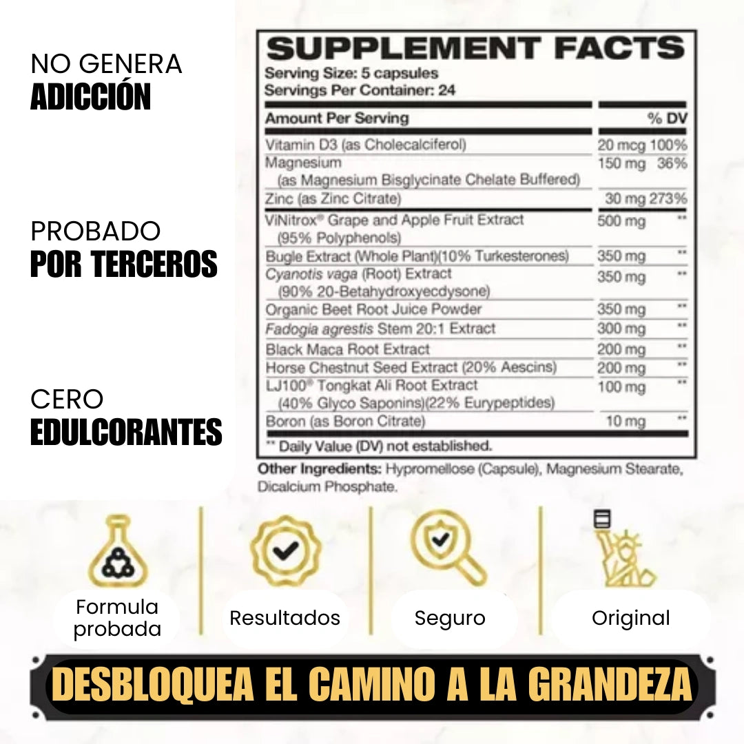 King Maker® | Potenciador de Testosterona