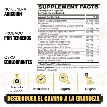 King Maker® | Potenciador de Testosterona