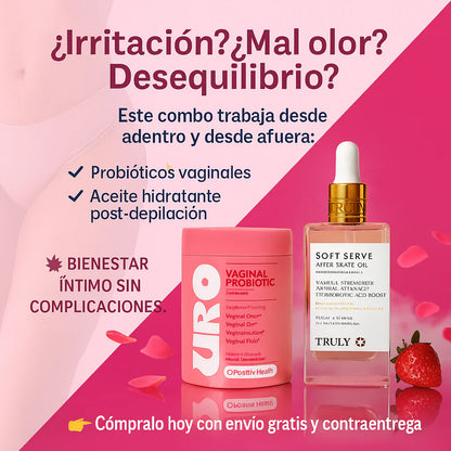 Sexy Combo® | Aceite Íntimo Truly + URO Probióticos
